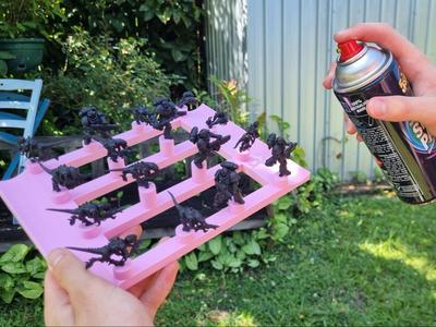 4x4 Grid Warhammer Miniature Holder For Painting