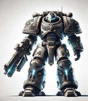 Space marine miniature 