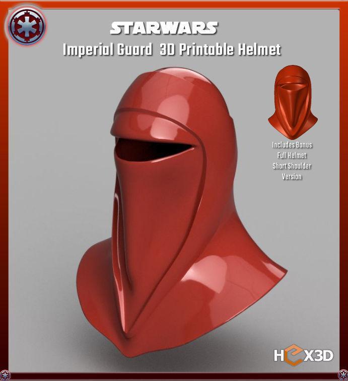 Star Wars Imperial Guard 3D Printable Helmet