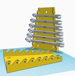 Wrench rack