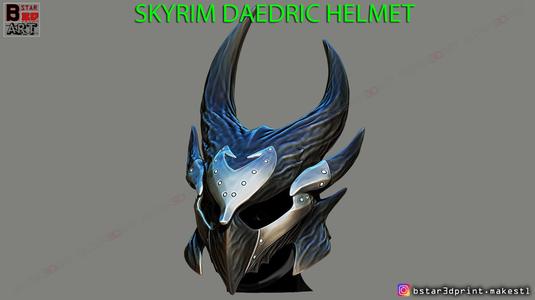 SKYRIM DAEDRIC HELMET -The Elder Scrolls Masks