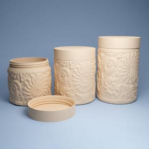 Set of 3 Storage Boxes with Screw Caps - 3D Printing STL File - Instant Download