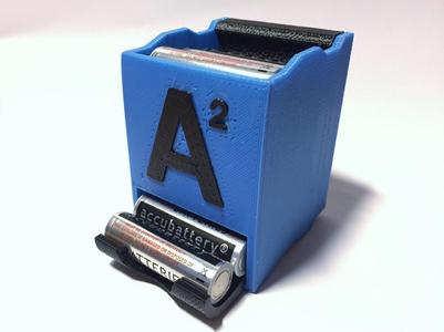 Stackable Battery Holder Remixed Single Ramp