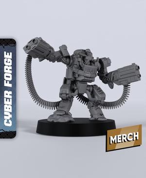 Lt Fumine - With Free Cyberpunk Warhammer - 40k Sci-Fi Gift Ideas for RPG and Wargamers