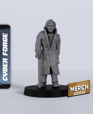 Commisioner Olmos - With Free Cyberpunk Warhammer - 40k Sci-Fi Gift Ideas for RPG and Wargamers