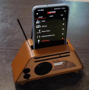 Vintage  radio phone amplifier passive speacker