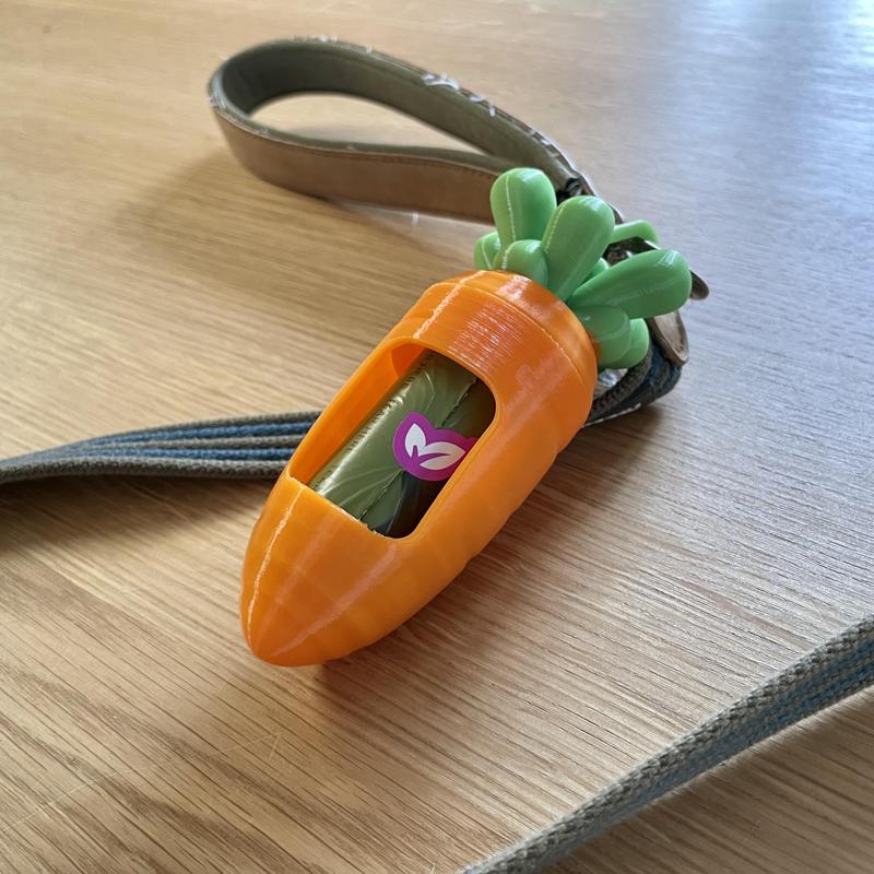 Carrot Shaped Doggy Bag Holder