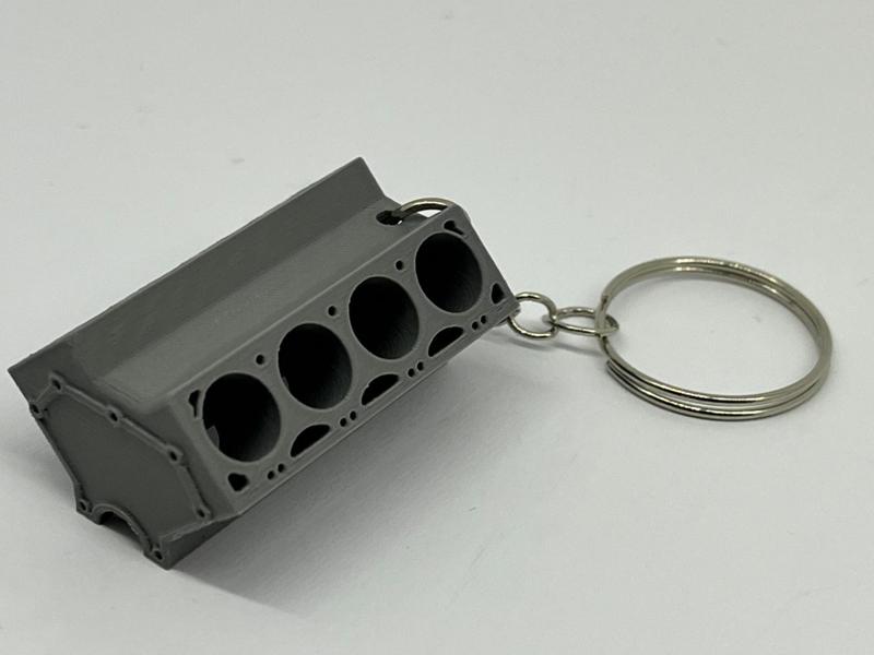 Engine Block Keytag
