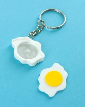 Egg // Flatland Keychain Magnet