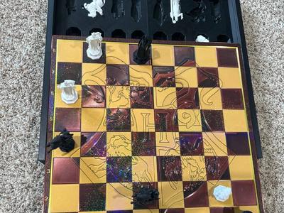 Harry Potter chess board and box Magnetized