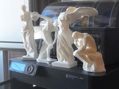 Low Poly Statue Pack.