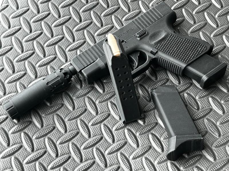 Subcompact prop gun extended mag upgrade.