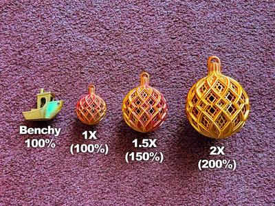 Christmas Ball - Fine Diamond Lattice 
