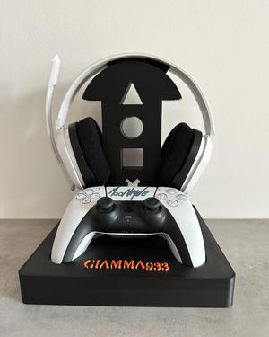 Ps5 xbox Controller and headphones stand complete 