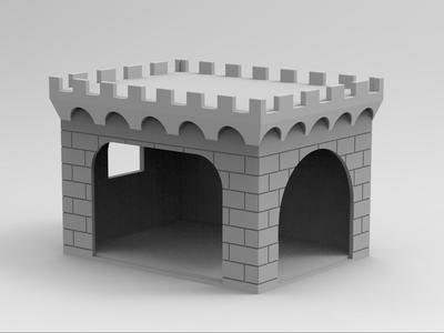 pet castle for small pets | pet castle house (for guinea pigs, hamsters, etc.)
