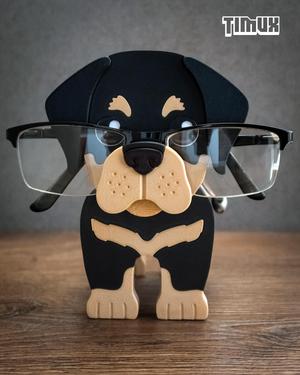ROTTWEILER GLASSES HOLDER