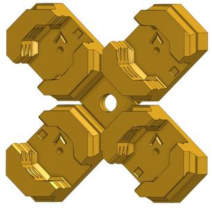 Multiboard Nail Mounting Snaps, 8mm