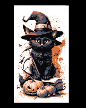 Artwork for the Season - Halloween Cat dressed in costume