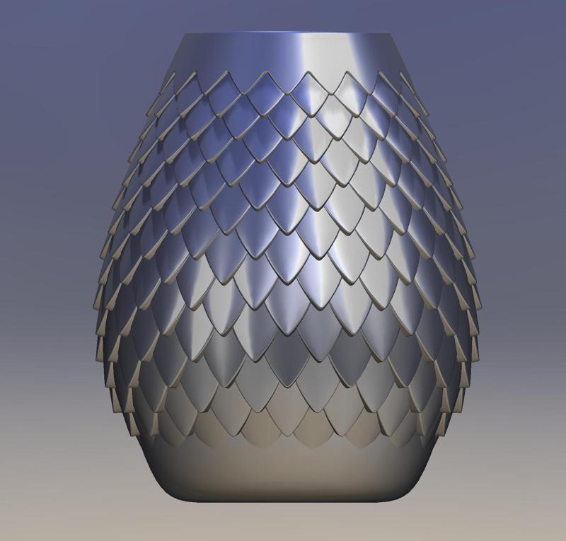 Dragon Scale Vase