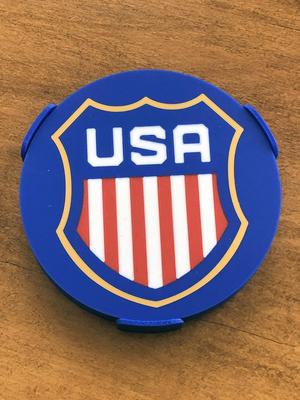 NHL - USA Coaster and Holder Set