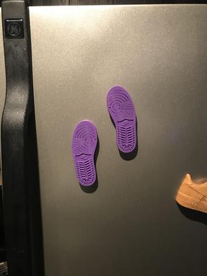  Nike Bottom Shoe Print Fridge Magnet