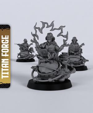 Human Male Wizard - With Free Dragon Warhammer - 5e DnD Inspired for RPG and Wargamers