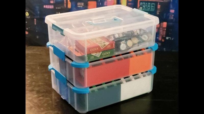 3D Catan Organizer Trays