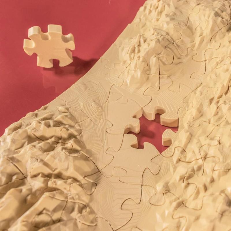 Death Valley // 3D Topographic Puzzle