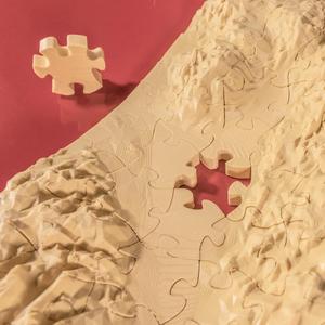 Death Valley // 3D Topographic Puzzle