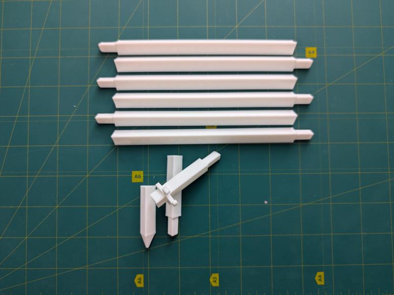 Parametric Modular Plant Stick Support