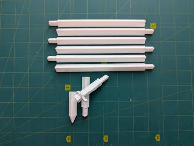 Parametric Modular Plant Stick Support