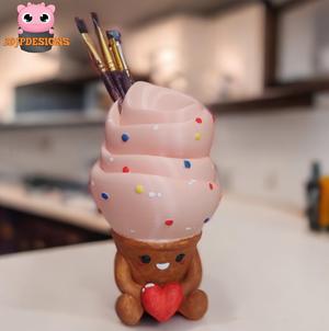BackToSchool ICE CREAM PENCIL PENCIL HOLDER