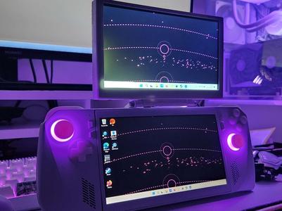ROG Ally Clamshell Screen Mod