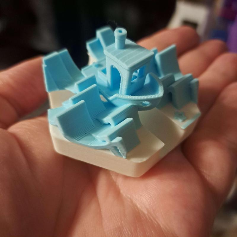 Hextraction Tile: Benchy / Tidal Wave 