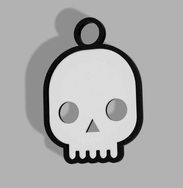 Skull Keyring 1