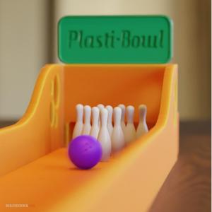 Plasti-Bowl | Desktop Lane Toy