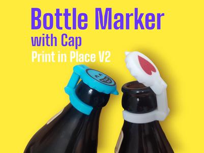 Bottle Cap/Marker V2 - Protect your Drink