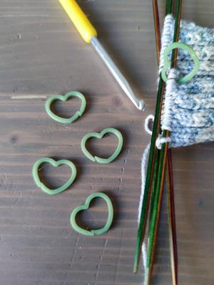 Stitch Marker Heart for crocheting and knitting