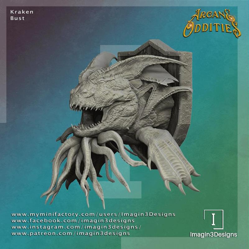 Kraken Bust