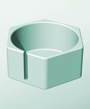 CH162-85-S Modular slotted component container modern decor