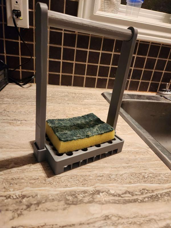 Sink Organizer – Sponge Tray & Towel Bar