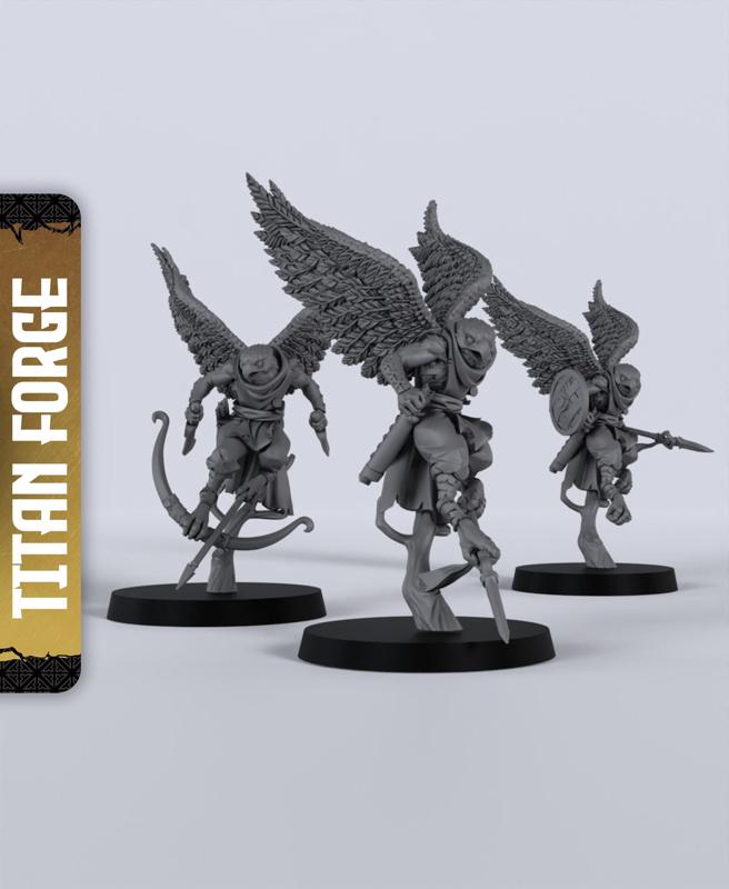 Arakoa Hunter - With Free Dragon Warhammer - 5e DnD Inspired for RPG and Wargamers