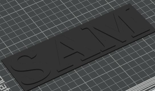 Name tag SAM
