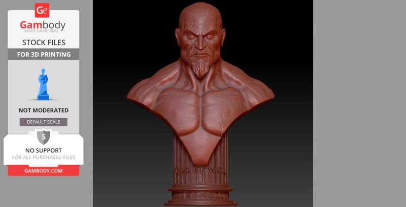 Kratos Bust