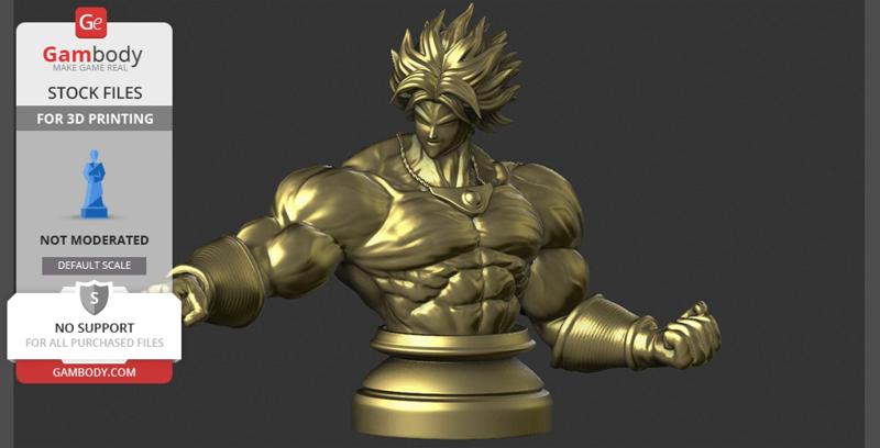 Broly Bust - Dragon Ball FighterZ