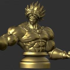 Broly Bust - Dragon Ball FighterZ
