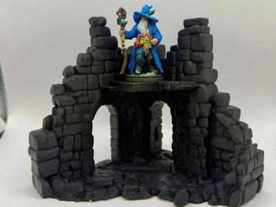 Ruined building - DND wargaming terrain