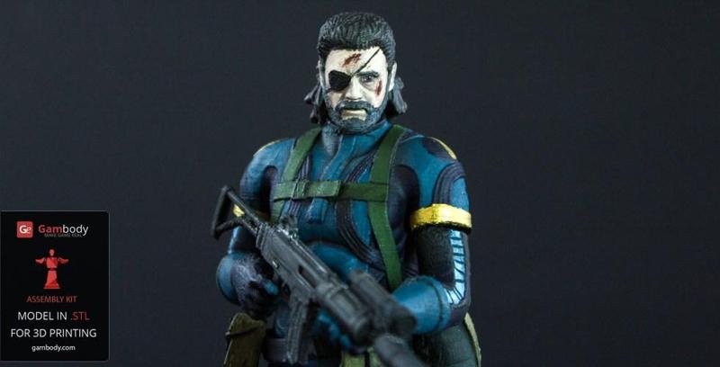 Big Boss 3D Printing Figurine | Assembly