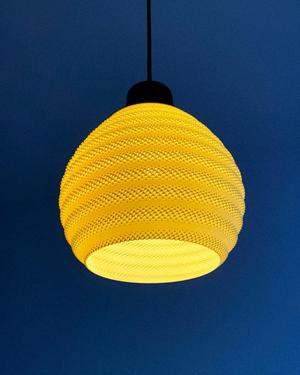 Cora Pendant Lamp - Spiral Lampshade