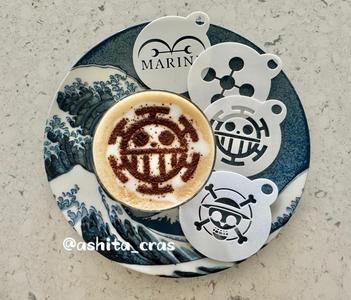 Latte Art Stencil - One Piece - Quick Print